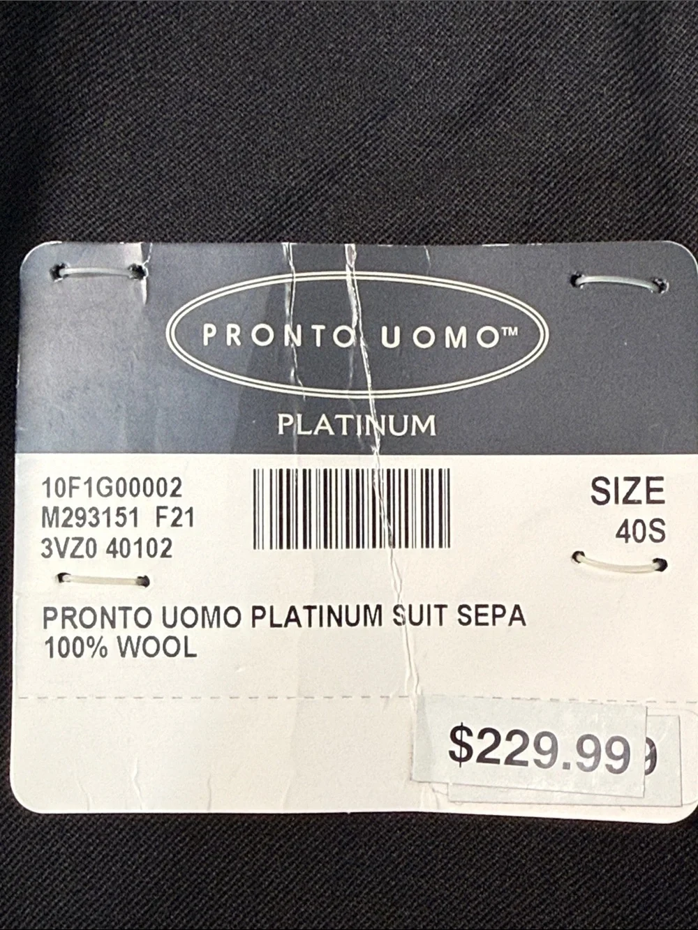 Pronto Uomo nwt pronto